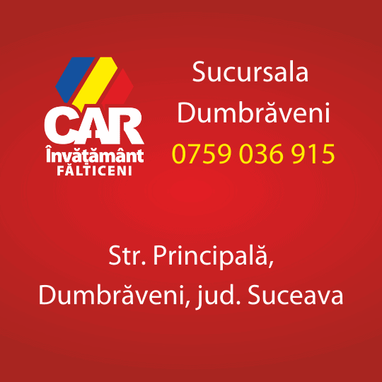 dumbraveni car invatamant falticeni