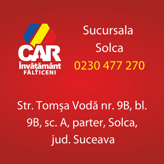 solca car invatamant falticeni
