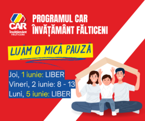 program 1 iunie 2023 car invatamant falticeni